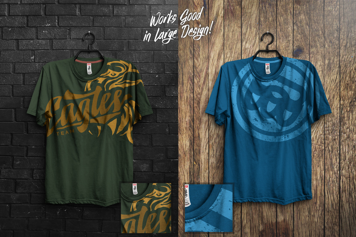 MJT Realistic T-Shirt Mock-Up, a Shirt Mockup by dexsarharryfonts (Photo 5 of 7)