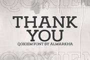 Qoxiem - Modern Slab Serif Typeface, a Serif Font by Almarkhatype (Thumbnail 10 of 10)