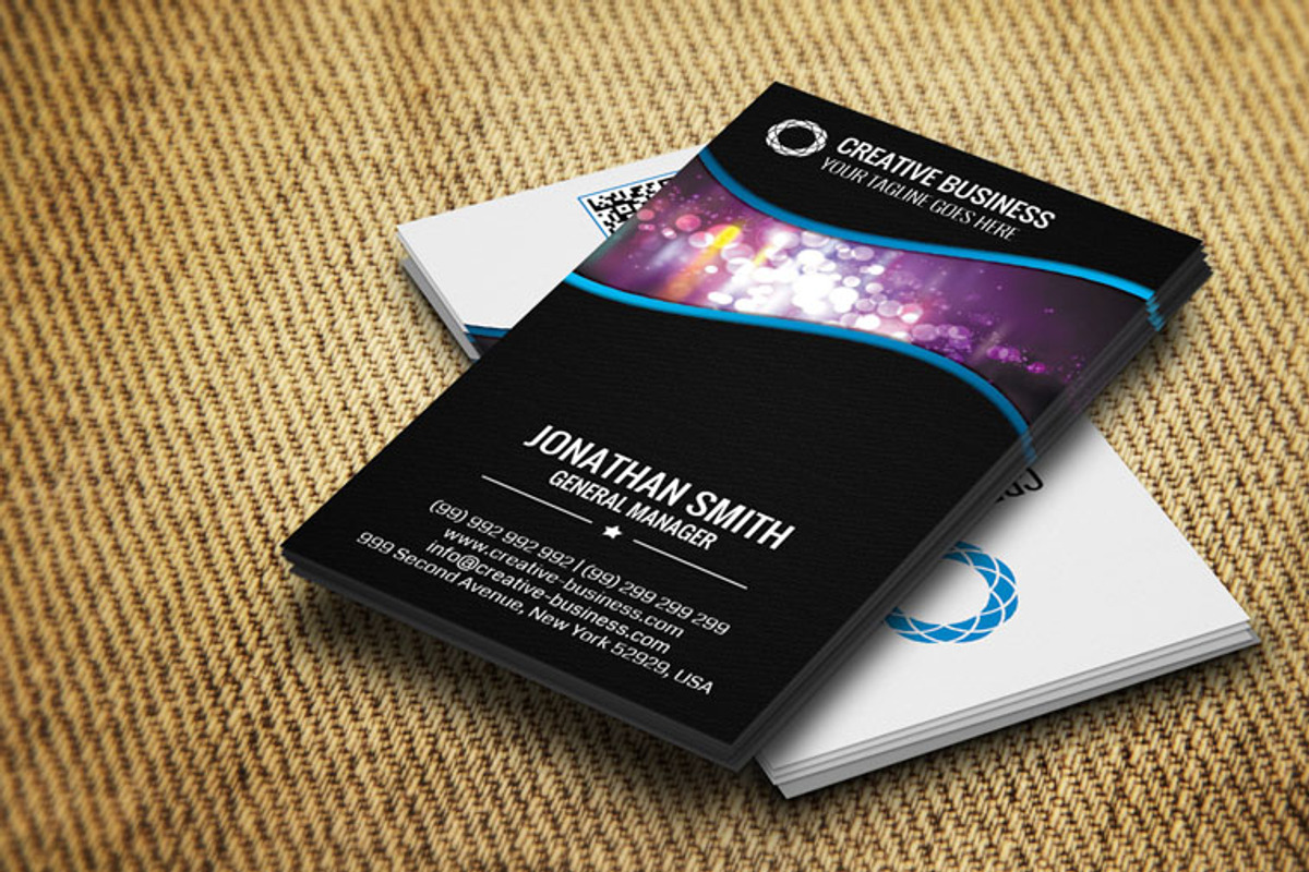 Modern Corporate Business Card CM021, a Business Card Template by annozio (Photo 3 of 4)