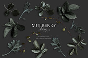 Mulberry Floral Clip Art Pattern Kit, an Object Graphic by Eclectic Anthology (Thumbnail 16 of 17)