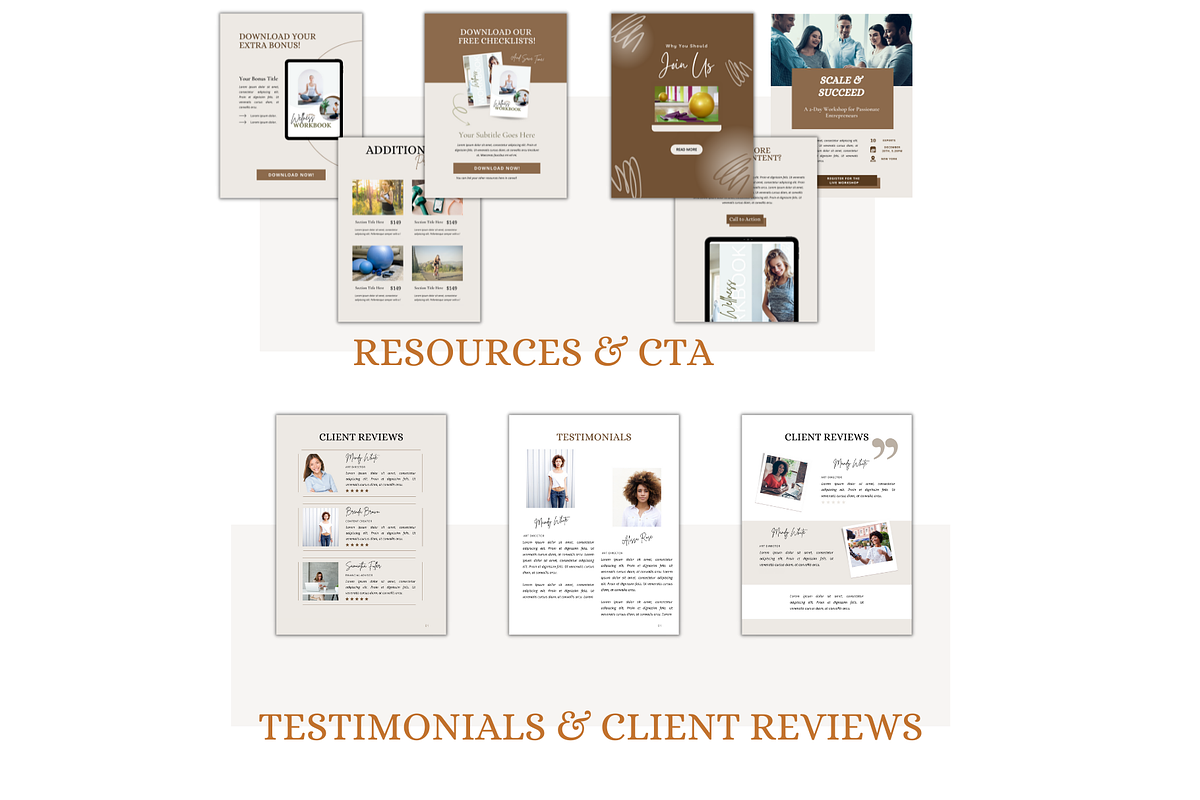 Fitness Ebook Template, a Magazine Template by Millennials Marketing (Photo 7 of 10)