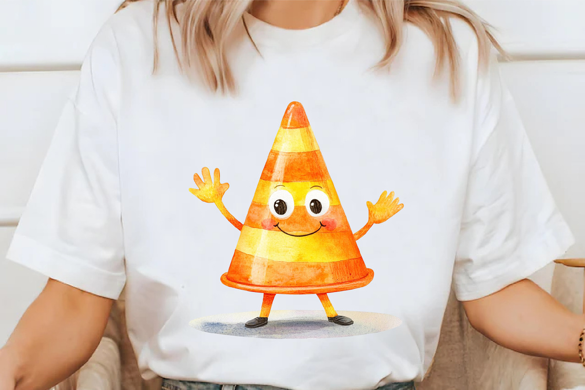 Cute Construction Watercolor Clipart, an Illustration by Libby Wishes (Photo 6 of 7)
