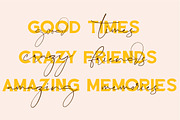 Intro SALE // Weirdos Font Duo, a Script Font by Digital Hustler (Thumbnail 8 of 10)