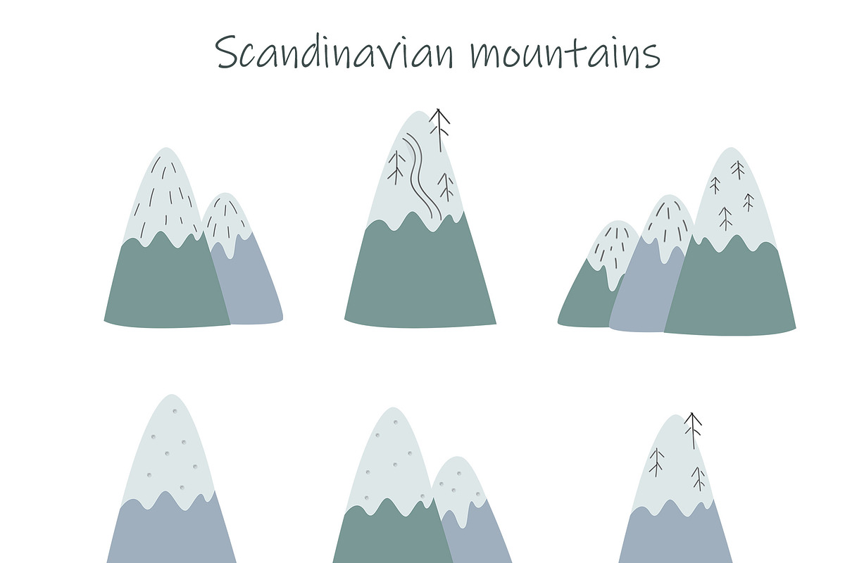 Scandinavian kids clipart PNG, an Animal Illustration by SleptArt (Photo 2 of 6)