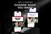 Instagram Templates Post & Stories, a Social Media Template by Digital&Chic (Thumbnail 5 of 6)