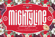 Mightyline - Ultra Condensed Font, a Sans Serif Font by Linecreative (Thumbnail 1 of 11)