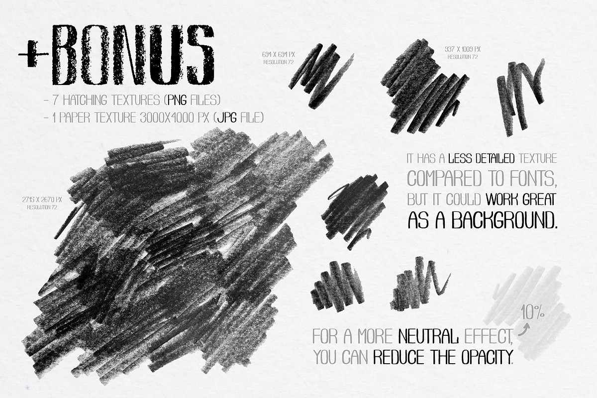 Flat Pencil - SVG font family, a Handwritten Font by Ekaterina Glazkova (Photo 6 of 7)