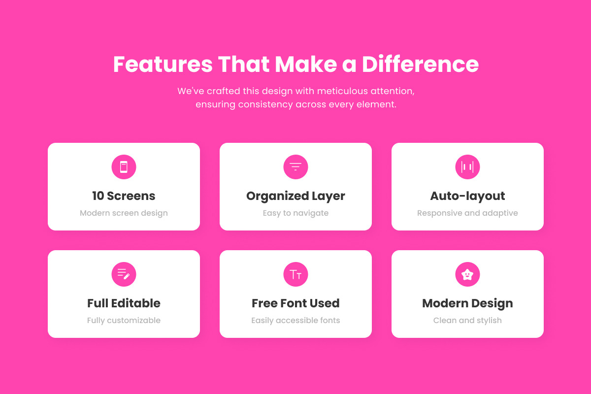 Glamify - Cosmetic Design Template, an App Template by productype1 (Photo 2 of 5)