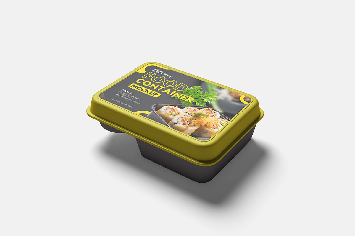 Food Container Mockup For Branding, a Packaging Mockup by bimockup (Photo 2 of 6)