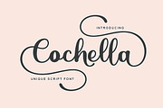 Cochella Family Font, a Script Font by Bosstype Studio (Thumbnail 1 of 7)