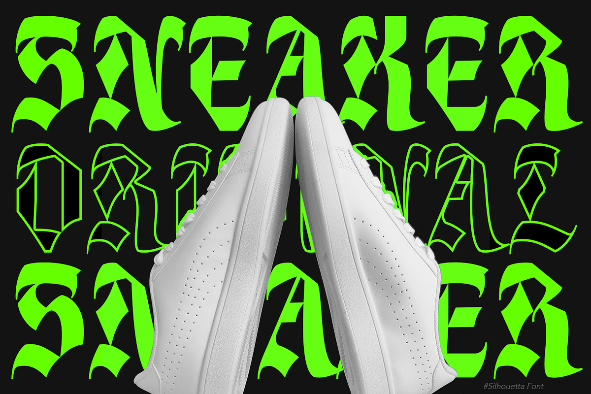 Silhouetta Blackletter, a Blackletter Font by TypeClassHeroes (Photo 3 of 15)