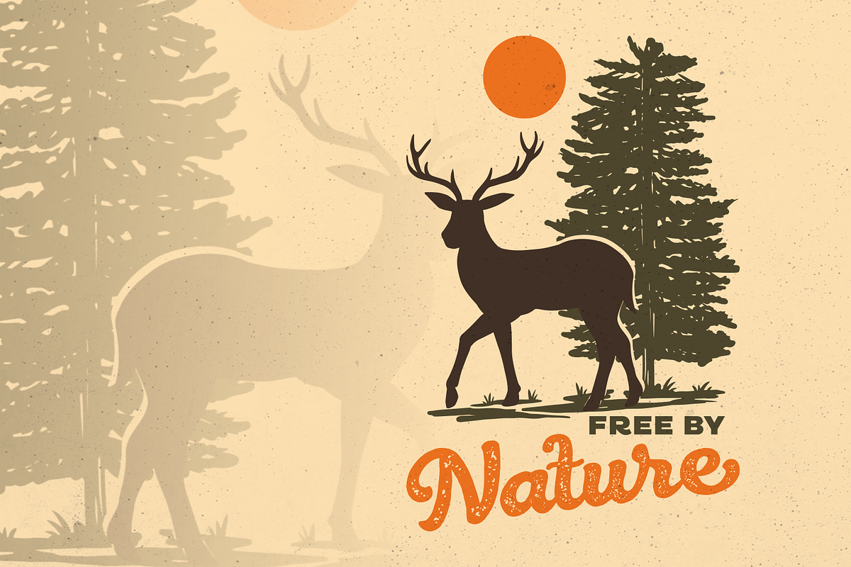 Free by Nature, an Animal Illustration by Mangustudio (Photo 1 of 3)