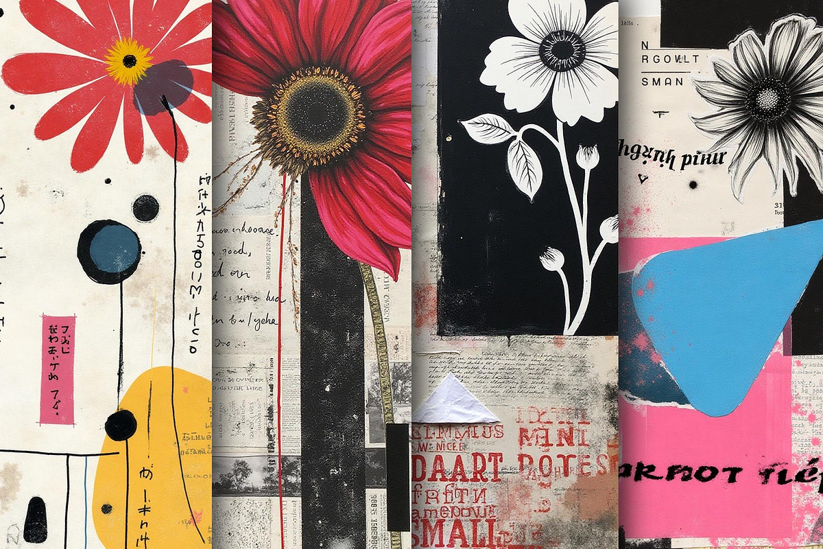 Artistic Collage Journal Background, a Background Photo by Graphic Template (Photo 2 of 2)