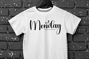 Black Pattern | Script Font, a Handwritten Font by Scratchones (Thumbnail 4 of 9)