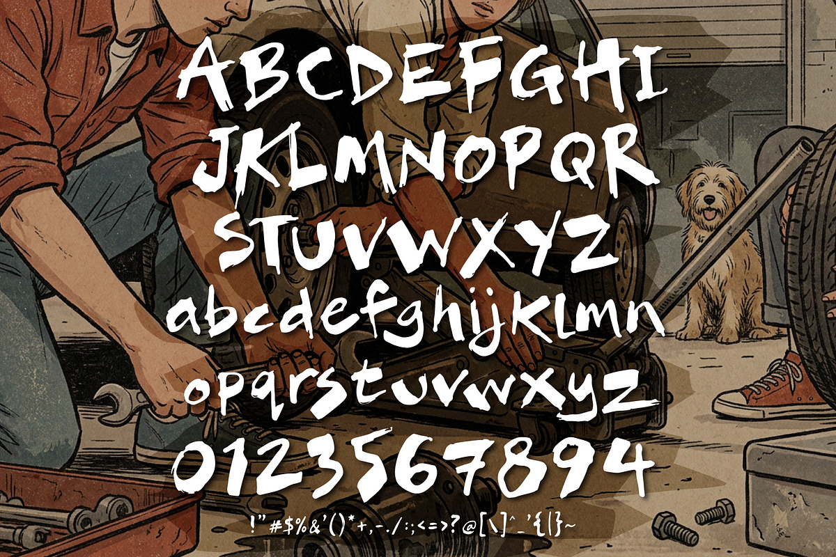 Roamback Caveyards - Stay Wild, a Handwritten Font by HypeWorksCo (Photo 10 of 10)