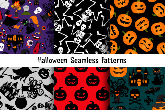 Halloween pattern collection, a Texture Graphic by Stock-Smart-Start