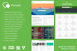 Forum & Community WordPress Theme