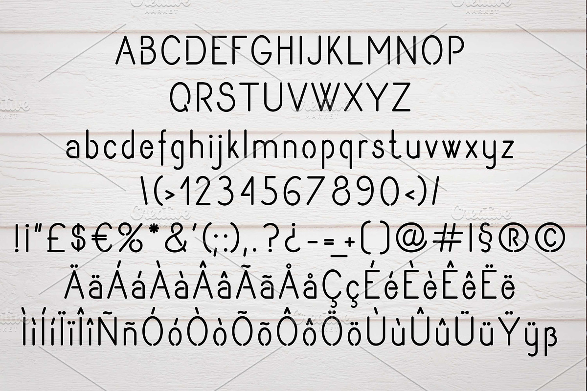 Begab Stencil, a Serif Font by Digital Typeface Studio (Photo 2 of 8)