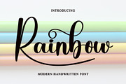 Rainbow, a Handwritten Font by InermediaSTUDIO (Thumbnail 1 of 8)