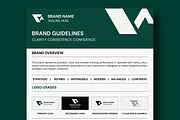 One Page Brand Guidelines, a Brochure Template by Artisan Vibes (Thumbnail 2 of 5)