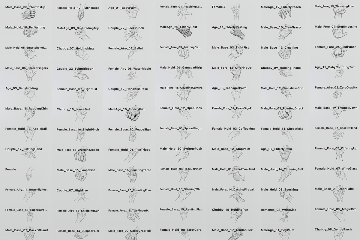 200 Procreate Hand Stamps, a Brush Add-On by Selentaori Studio (Photo 3 of 11)