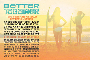 Paradise Point Surf Tiki Font