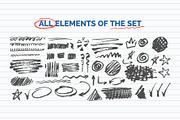 Scribbles Set Doodle Style, an Object Graphic by 35lab (Thumbnail 2 of 6)