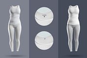 6 Mockups Tank Top and Leggings, a Shirt Mockup by Grow Design Craft Studio (Thumbnail 5 of 6)
