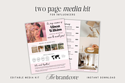 Influencer Media Press Kit, a Resume Template by thebrandcove (Thumbnail 1 of 5)