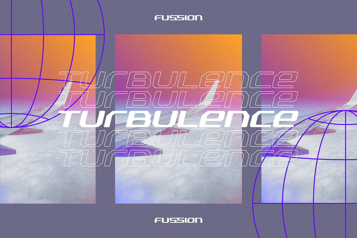 Fussion - Techno Ligature, a Sans Serif Font by Variatype (Photo 4 of 11)