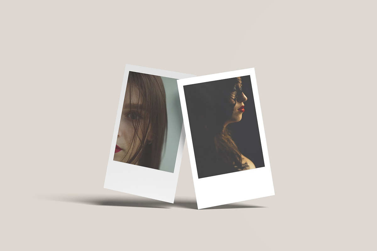 Polaroid Set Mockup, an Advertising Mockup by Lxadesign (Photo 10 of 11)