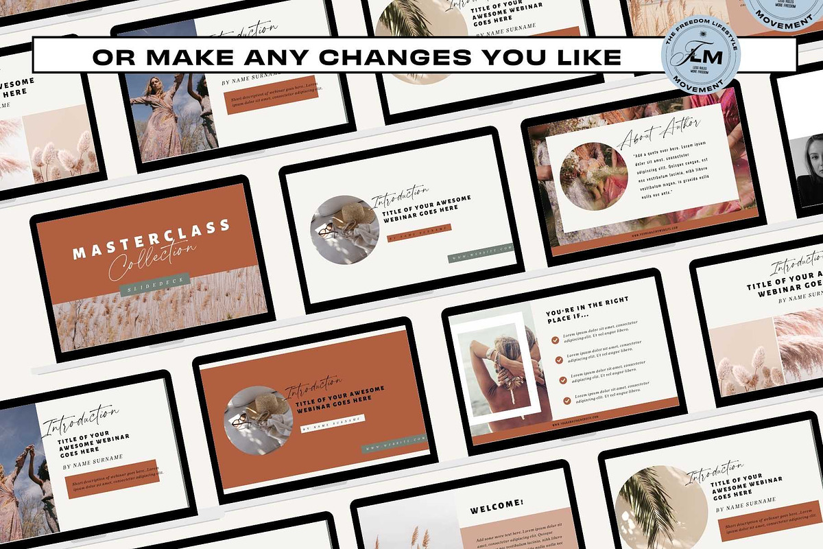 Masterclass Deck - Neutral Aesthetic, a Presentation Template by Freedom Business Shop (Photo 8 of 11)