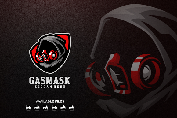 Gas Mask Logo preview 2