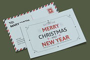 Holiday And New Year Postcard, a Stationery Template by MightyDesign (Thumbnail 2 of 8)