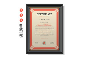 105. Trendy Certificate Template