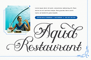 Auntha Clear | Script Font, a Script Font by twinstd (Thumbnail 7 of 13)
