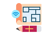 Blueprint Flat Icon, an Icon by Pexelpy (Thumbnail 2 of 3)