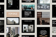 140 Luxury Real Estate Template, a Social Media Template by Prapti Design (Thumbnail 5 of 12)