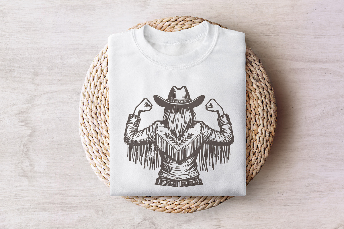 Empowered Cowgirl PNG, Strong, an Illustration by SharpMarketplace (Photo 7 of 9)