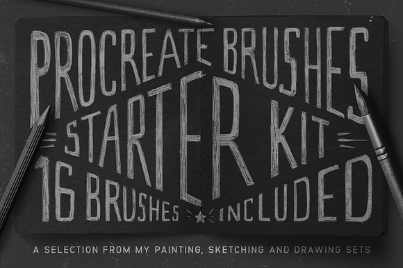 Procreate Brushes Starter Kit preview 8
