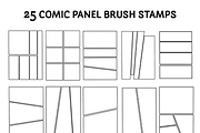 Comic Panel Layout Stamps for Procre, a Brush Add-On by An Inkling Of Curry (Thumbnail 2 of 3)