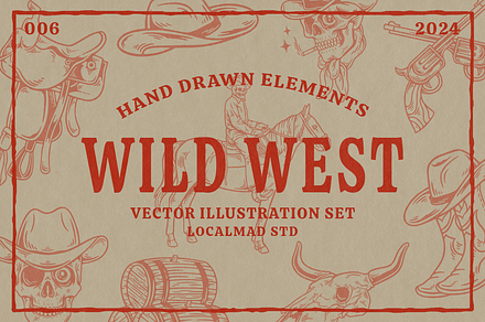 Wild West Vector Illustrations