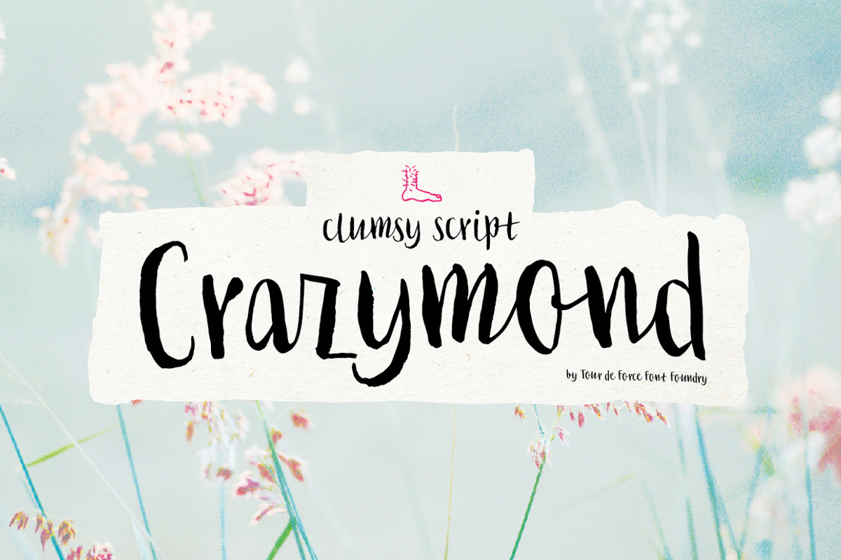Crazymond font family