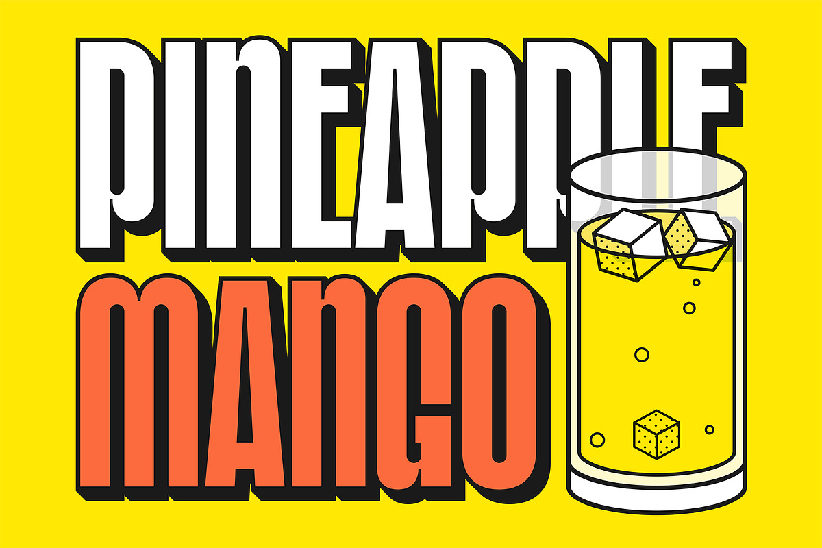 POPFUN - Font Duo, a Font by A.Budianto (Photo 2 of 10)