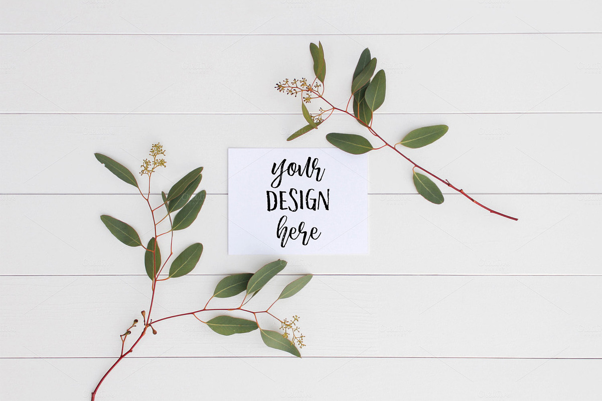 Eucalyptus Stationery Bundle SALE, a Print Template by ILLONA GRAPHICS (Photo 6 of 7)
