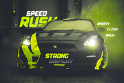 Speed Rush - Race Display Font, a Font by Pixesia Studio (Thumbnail 3 of 13)