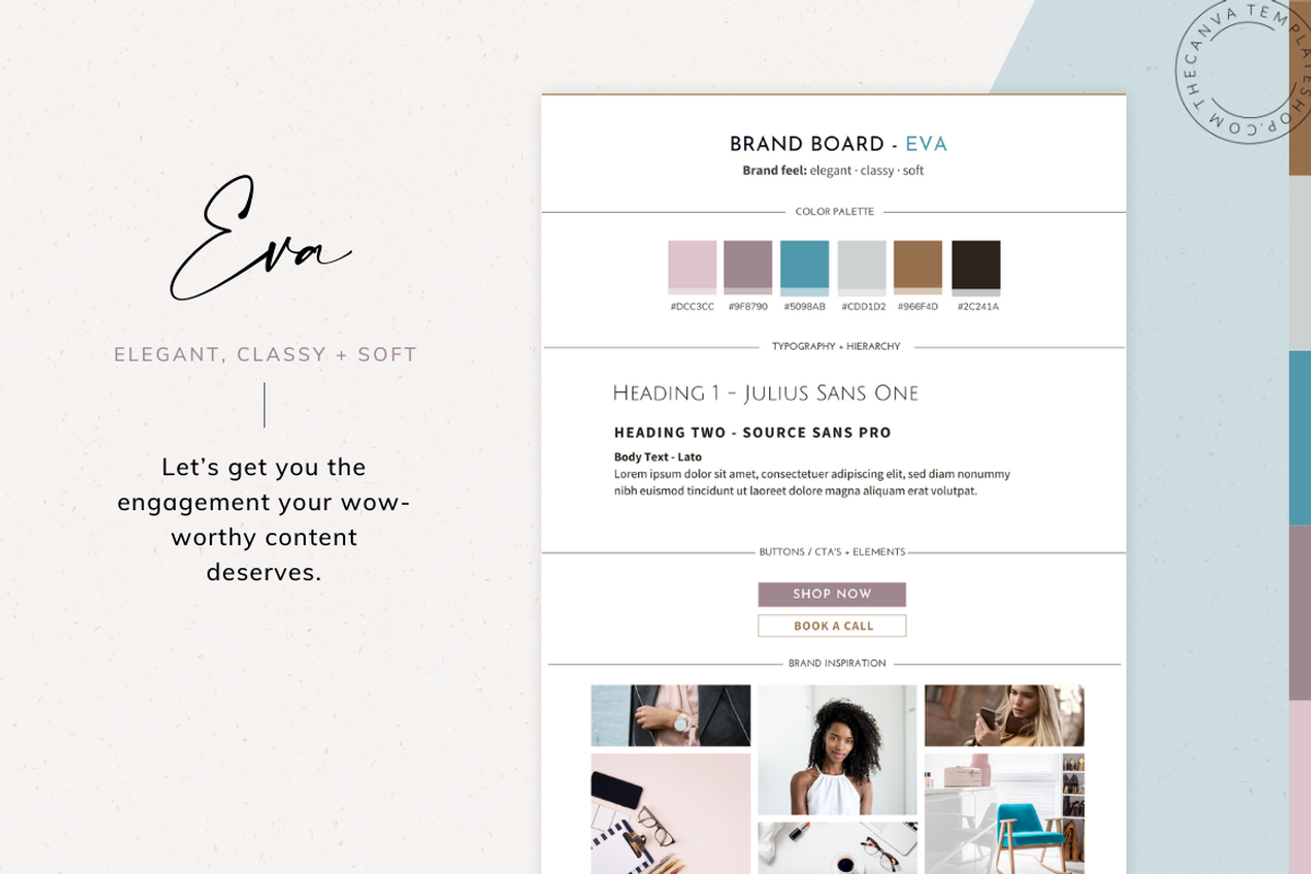Eva Instagram Reels Canva Templates, a Social Media Template by The Canva Template Shop (Photo 7 of 7)