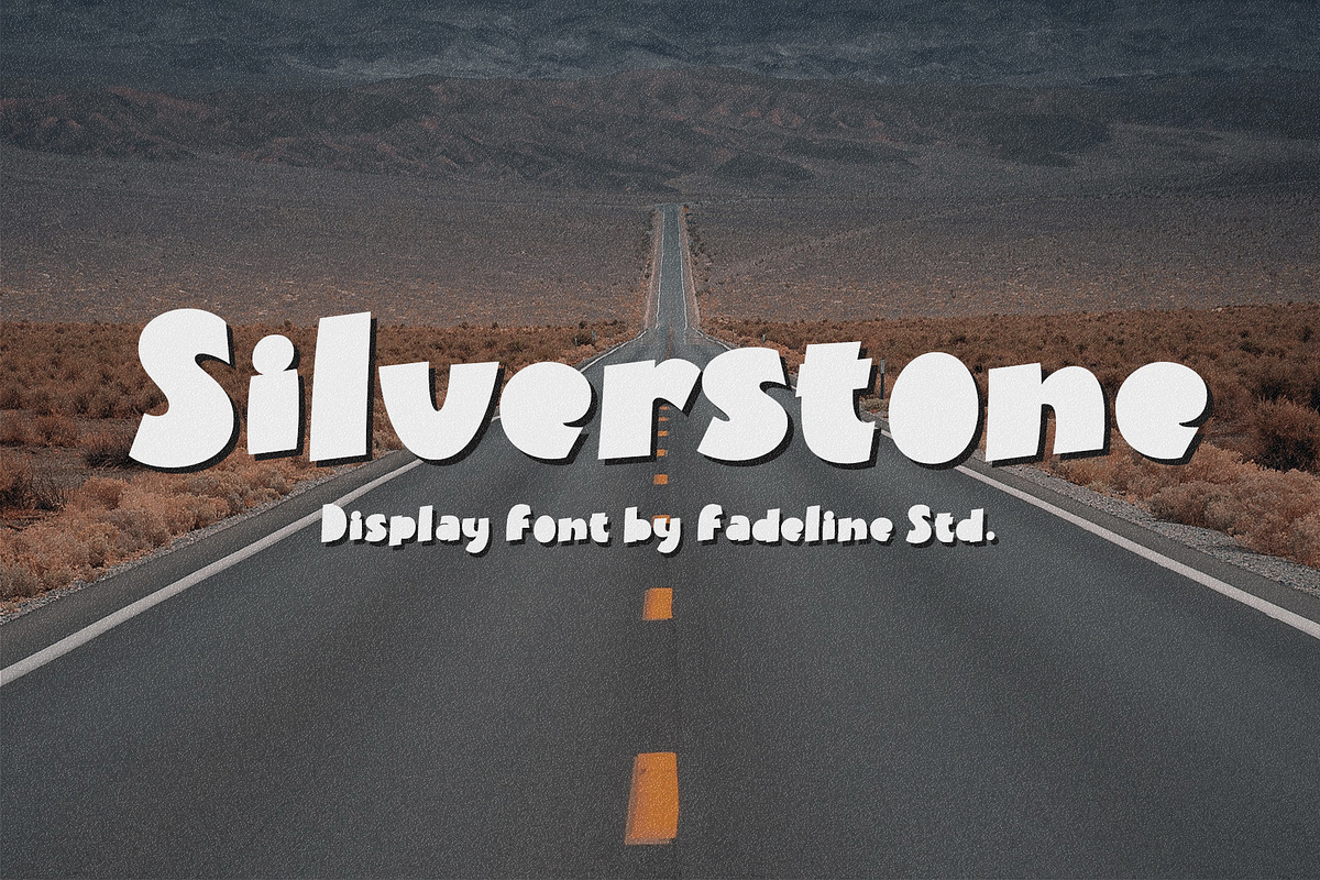 Silverstone | Display Font, a Handwritten Font by FadeLine Studio (Photo 1 of 7)