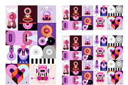 Vector Abstract Geometric Designs, a Graphic by danjazzia (Thumbnail 2 of 2)