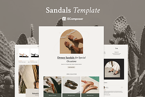 Sandals - Shopify EComposer Template